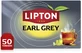 Lipton EARL GREY schwarzer Tee 50 Beutel