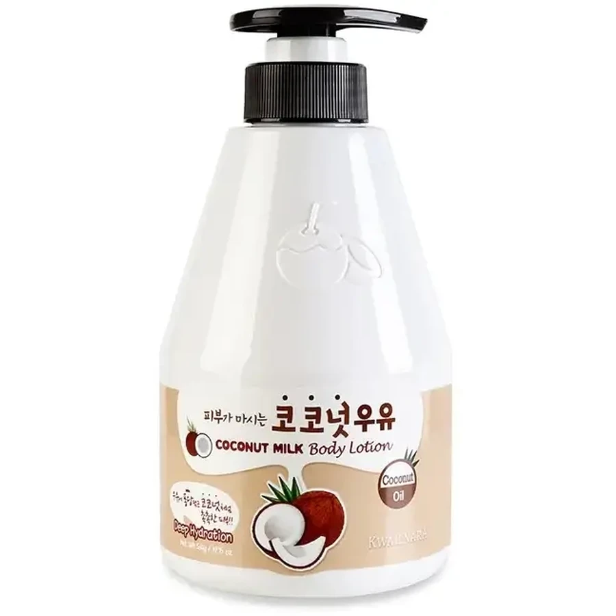 Loción corporal de leche de coco Kwailnara Intensamente hidratante ...