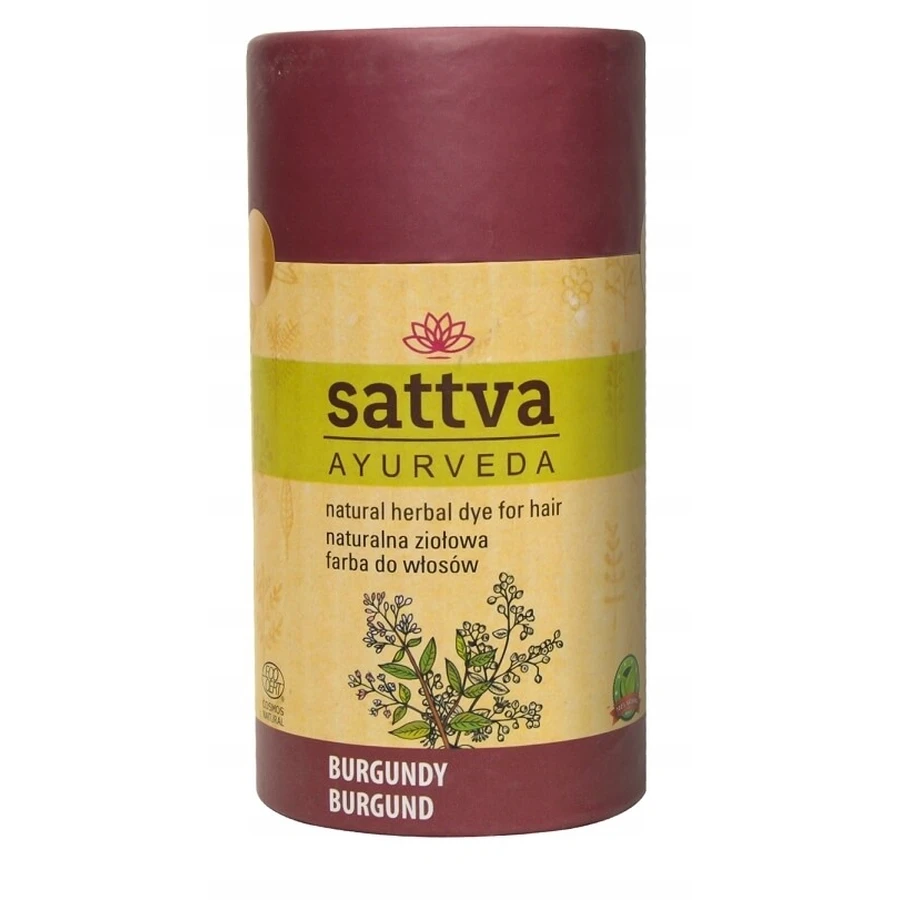 Sattva Natural herbal hair dye Burgundy 150 g