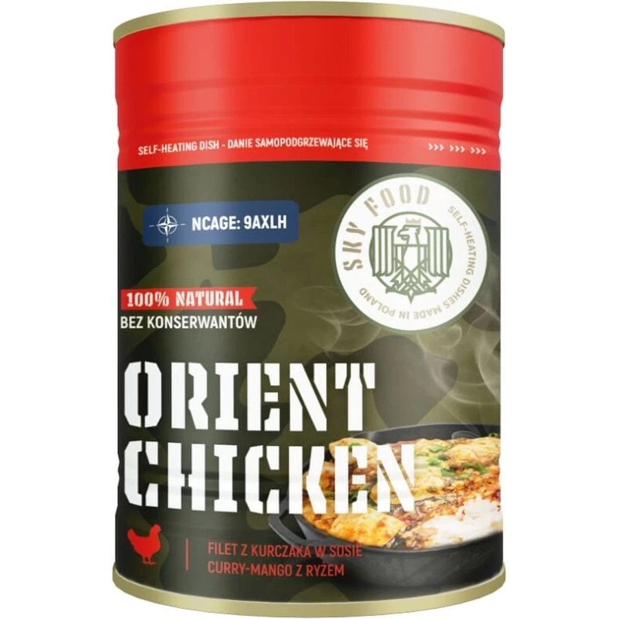 SKY FOOD Kipfilet in kerrie-mangosaus met rijst 400 g