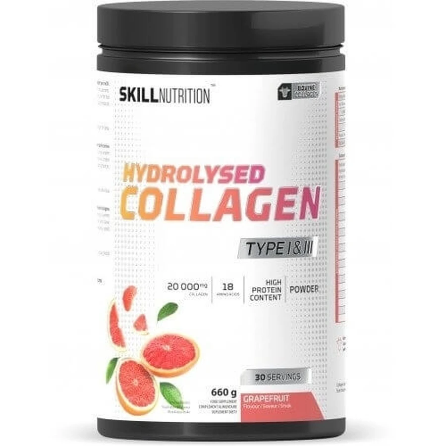 Skill Nutrition Colagen hidrolizat de tip I & III aromat ...