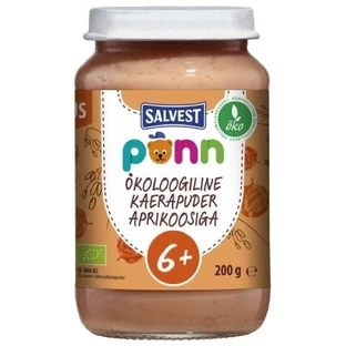 SALVEST Põnn BIO Albaricoques con avena 200 g