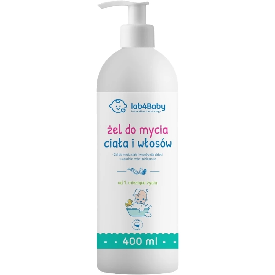 LAB4BABY Gel Limpiador Corporal y Capilar a partir de 1 mes de ...