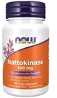 NOW FOODS Nattokinase 100 mg 60 capsules.