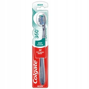 Colgate 360 Deep Clean Medium Zahnbürste 1 Stück.