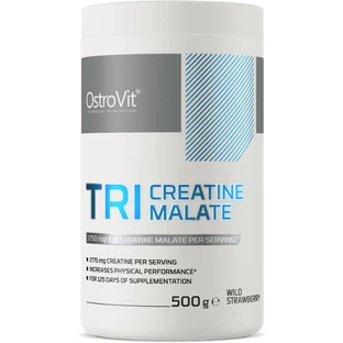 Ostrovit Tri-Creatine Malaat, aardbei, 500g