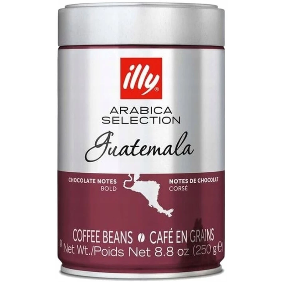 illy, arabica guatemala, café en grano 250g