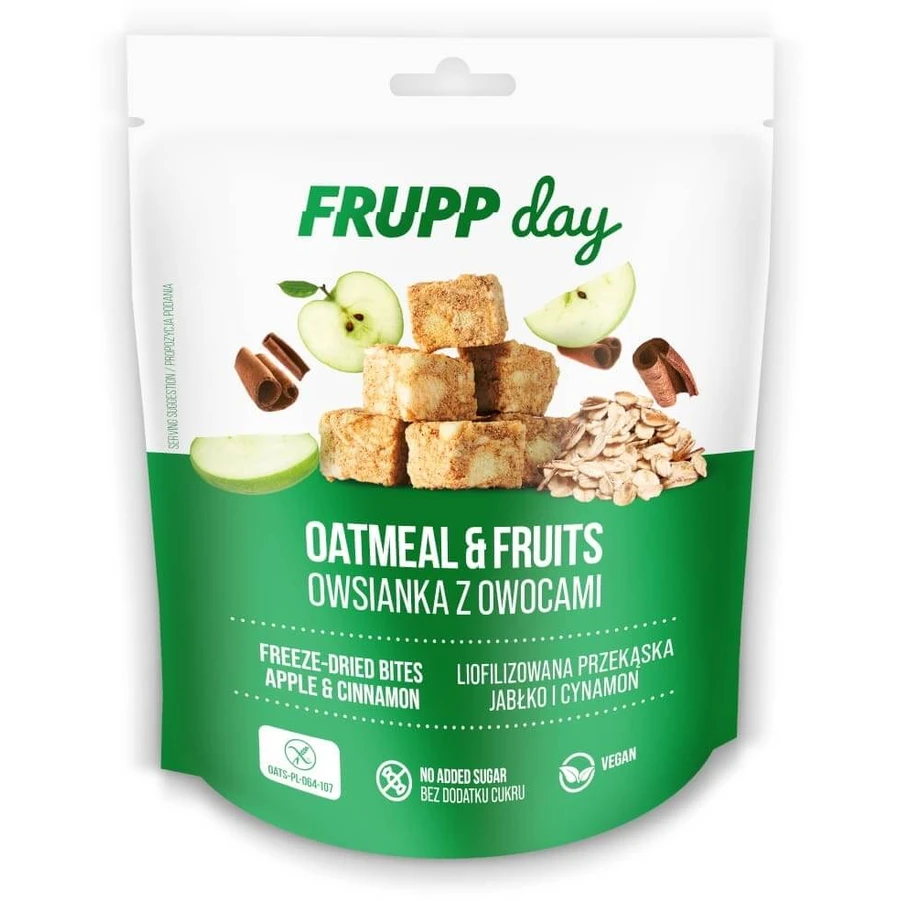 Celiko FRUPP Day Snack flavored oatmeal with apple and ...