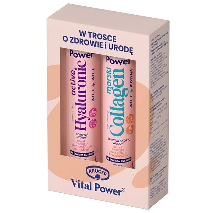 Kruger Vital Power Set Hyaluronic active 20 tablets ...