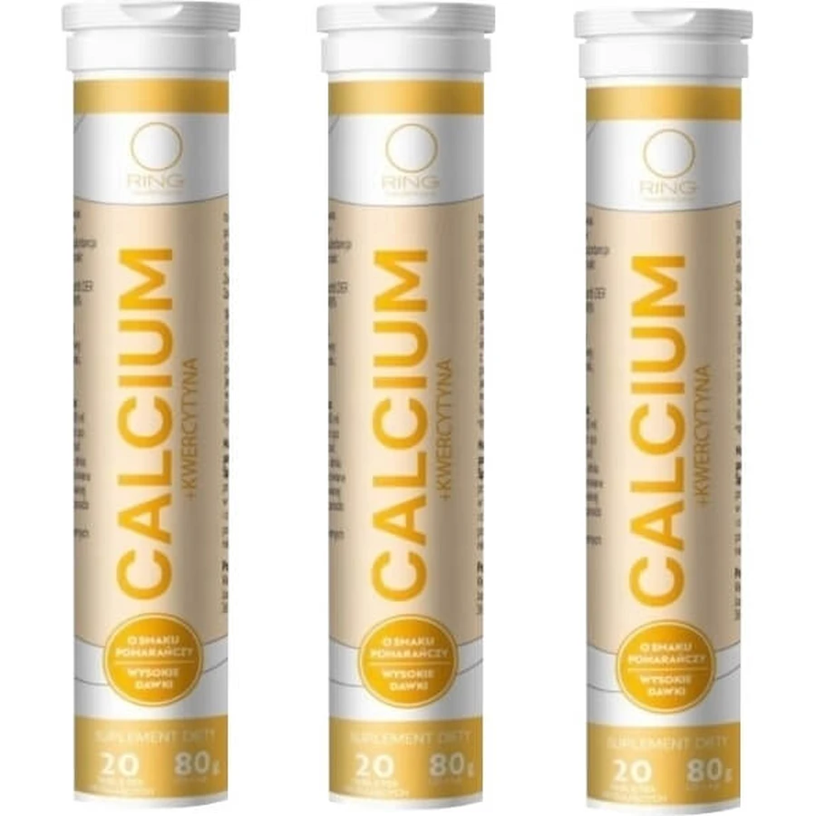 Ring Calcium + Quercétine 20 comprimés effervescents Multi-pack x ...