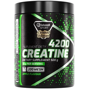 Laborell Creatina 4200 Creatina Monohidrato Manzana 500 g