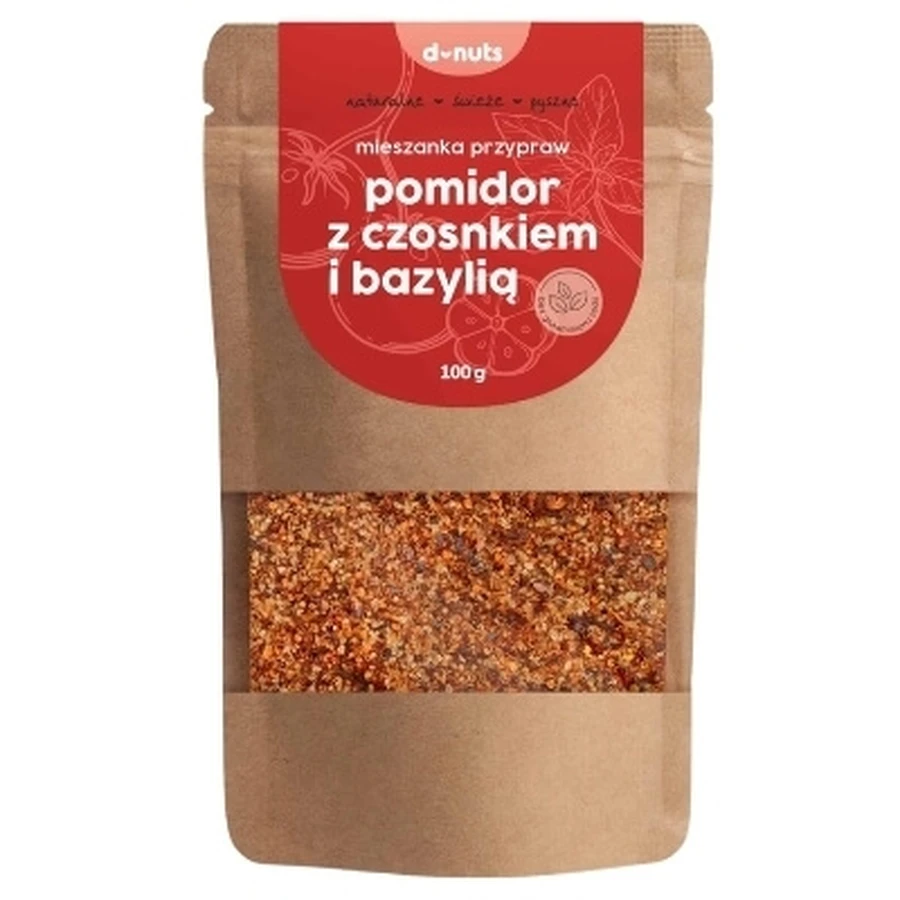 D-nuts Assaisonnement tomate au basilic et à l'ail 100 g