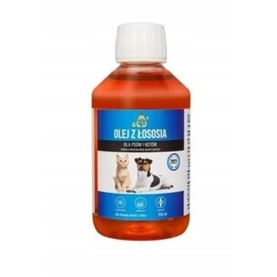 Huile de saumon 100% pour chiens et chats 250 ml