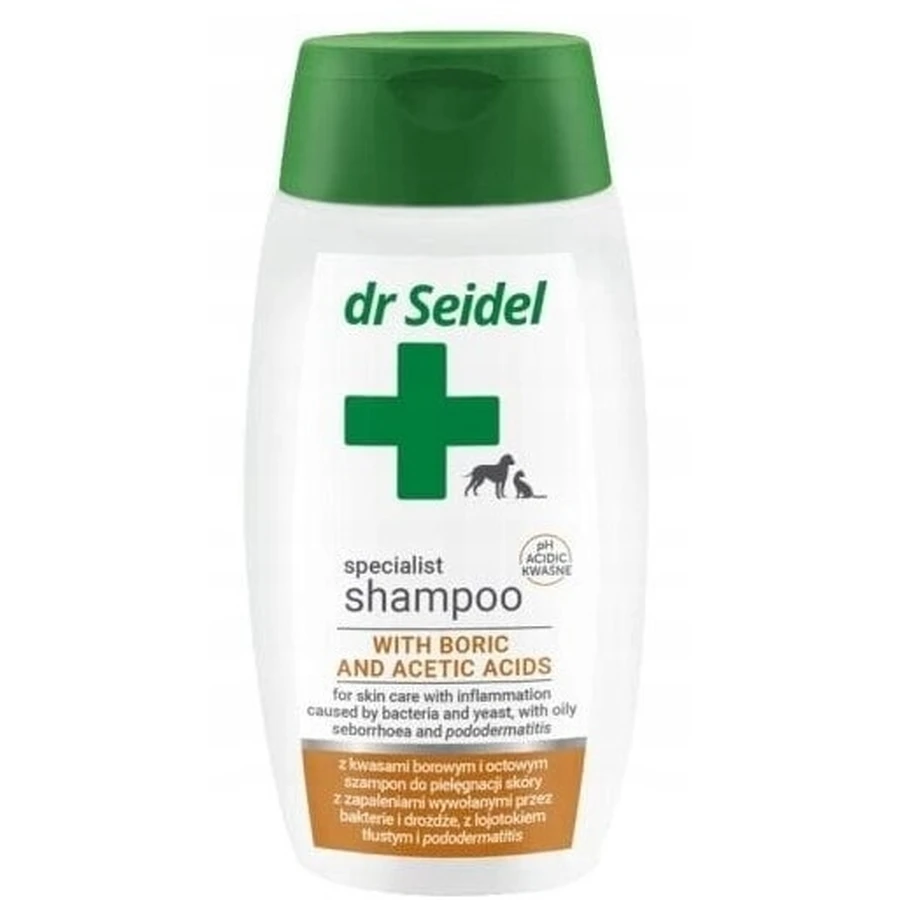 Dr. Seidel Shampoo met boor- en azijnzuur 220 ml