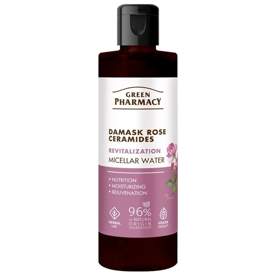 Green Pharmacy Agua micelar rosa damascena, ceramidas ...