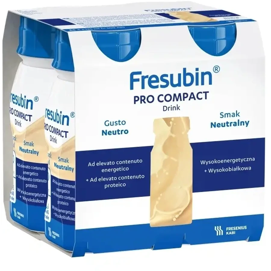 Fresubin Pro Compact Drink smaak neutraal 4 x 125ml