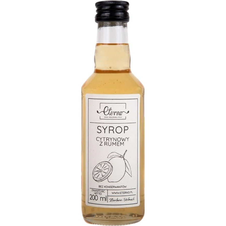 Eterno Lemon syrup with rum 200 ml