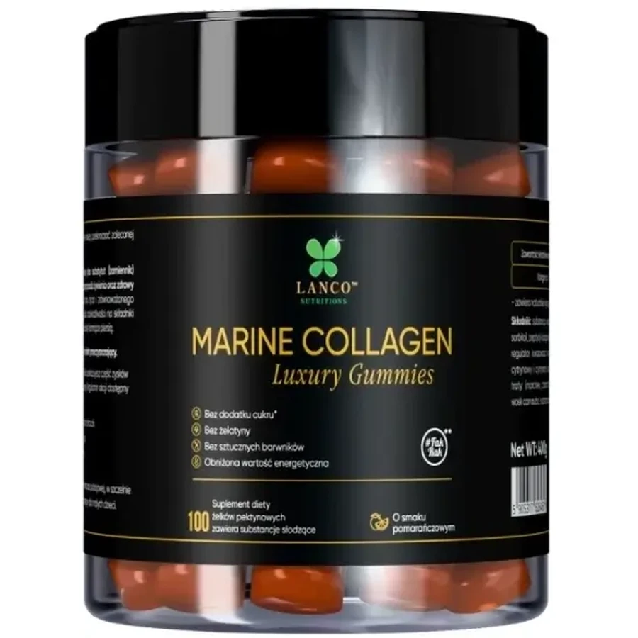 Lanco Marine Collagen Luxury Gummies Orange flavor 100 ...