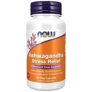 Now Foods Ashwagandha Stress Relief 60 vege capsules