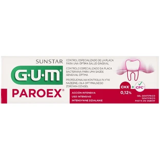 Sunstar GUM Paroex Zahnpasta 0,12% CHX 75 ml.