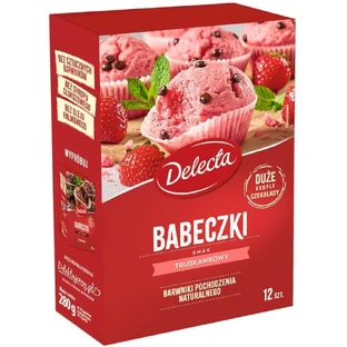 Delecta Cupcakes aardbeiensmaak 280 g