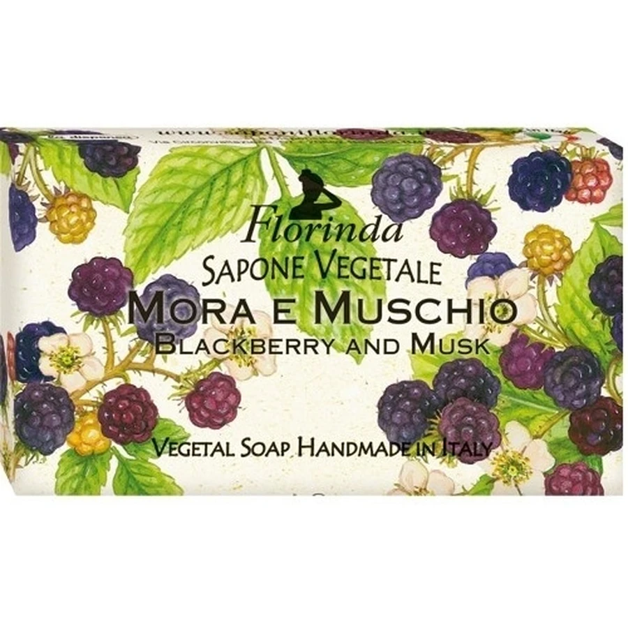 FLORINDA natural vegetable soap, blackberry 100 g