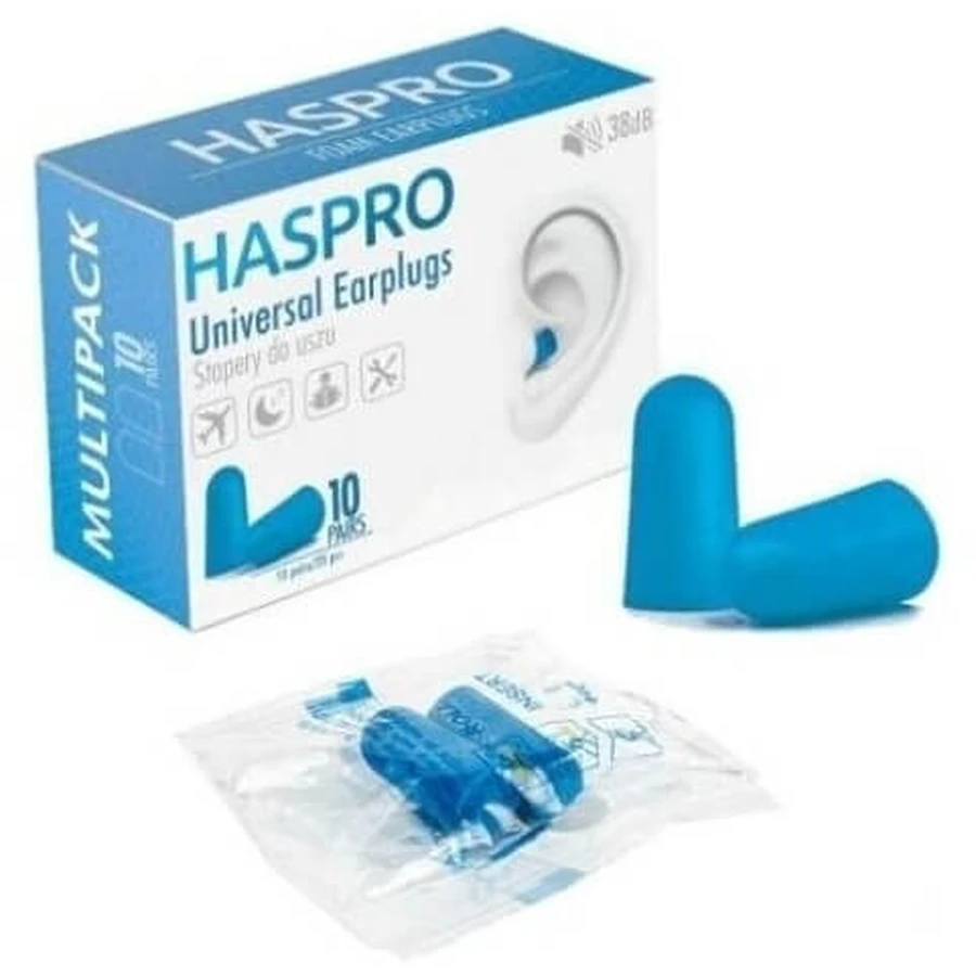 Haspro Multi10 Blau Einwegstopfen