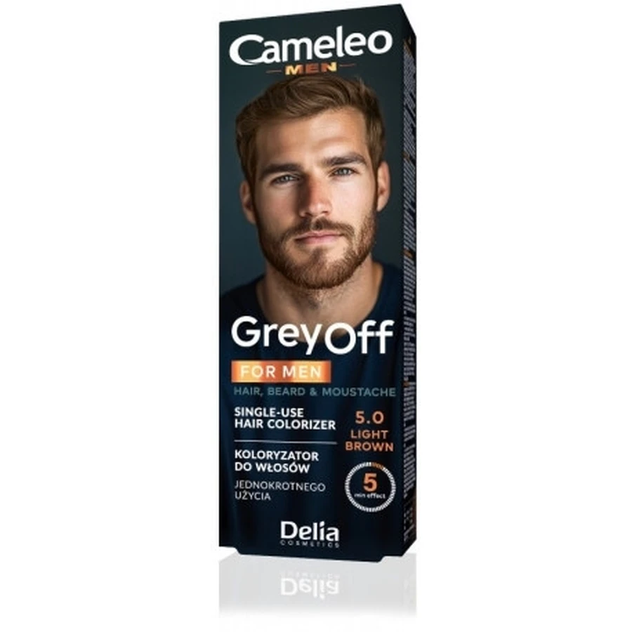 DELIA CAMELEO MEN GREY OFF Hair dye 5.0 Light brown 2 ...