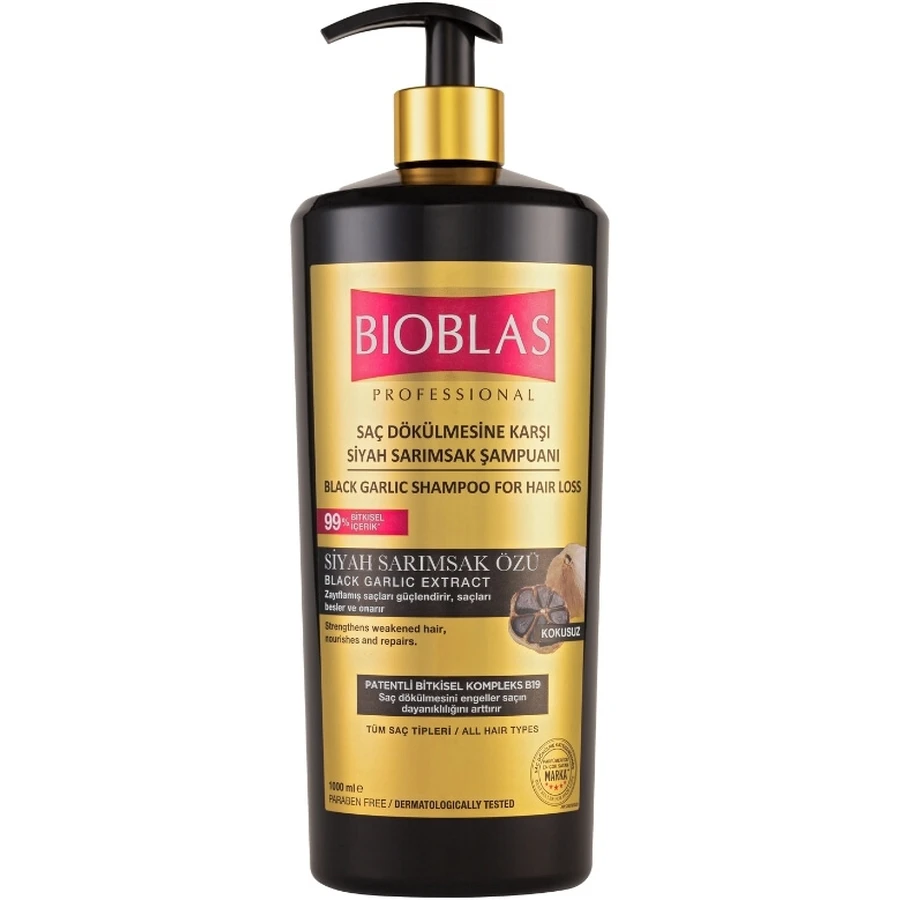 Bioblas Versterkende Zwarte Knoflook Shampoo Tegen ...