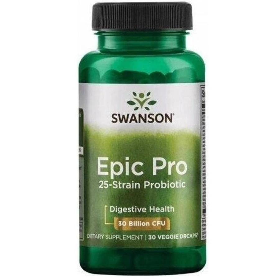Swanson Epic Pro 25 Probiotic 30 capsules.