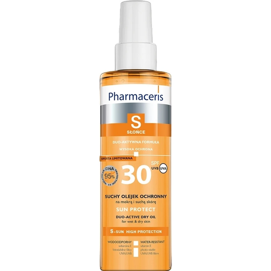 Pharmaceris S Sun Olejek do opalania SPF 30 200 ml: ceny i cechy
