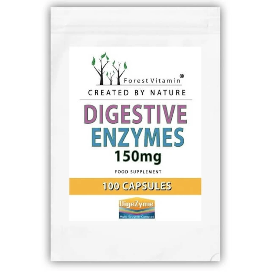 Forest Vitamin Digestive Enzymes Dige Zyme 100 capsules.