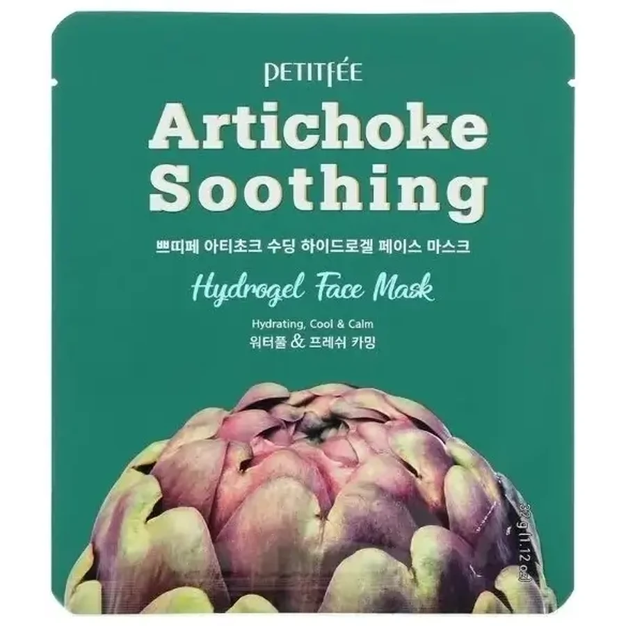 Petitfee Masque hydrogel apaisant à l'artichaut 32 g
