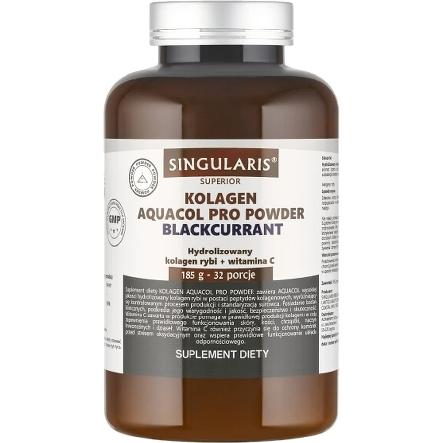 SINGULARIS Collagène de poisson 100% + vitamine C groseille 185g