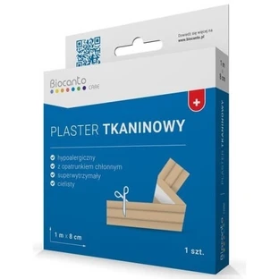 Biocanto Fabric Plaster avec pansement 1 m x 8 cm 1 ...