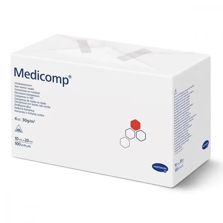 Medicomp Niet-steriel kompres 10 x 20 cm 100 stuks