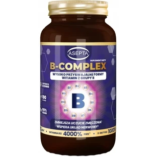 Asepta Vitamine B-complex 100 capsules (Vervaldatum ...