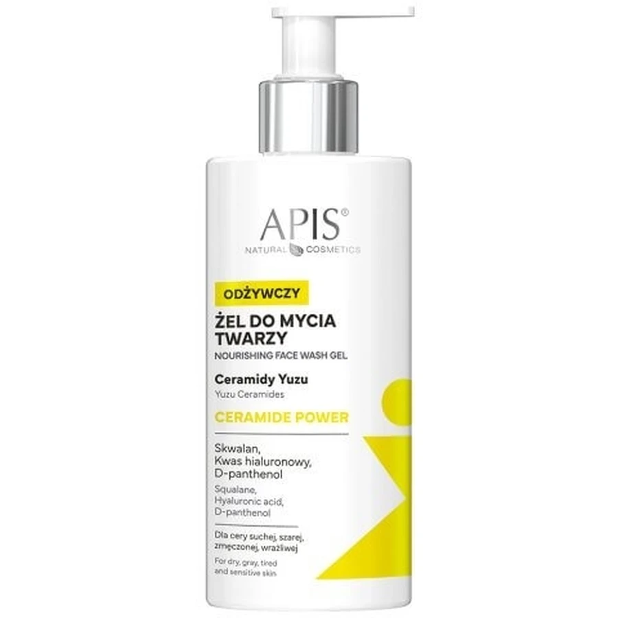 Apis Ceramide Power Gel limpiador facial nutritivo para pieles secas ...