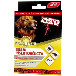 Tick Off Flea Insecticidal Collar for dog 65cm 1 piece.