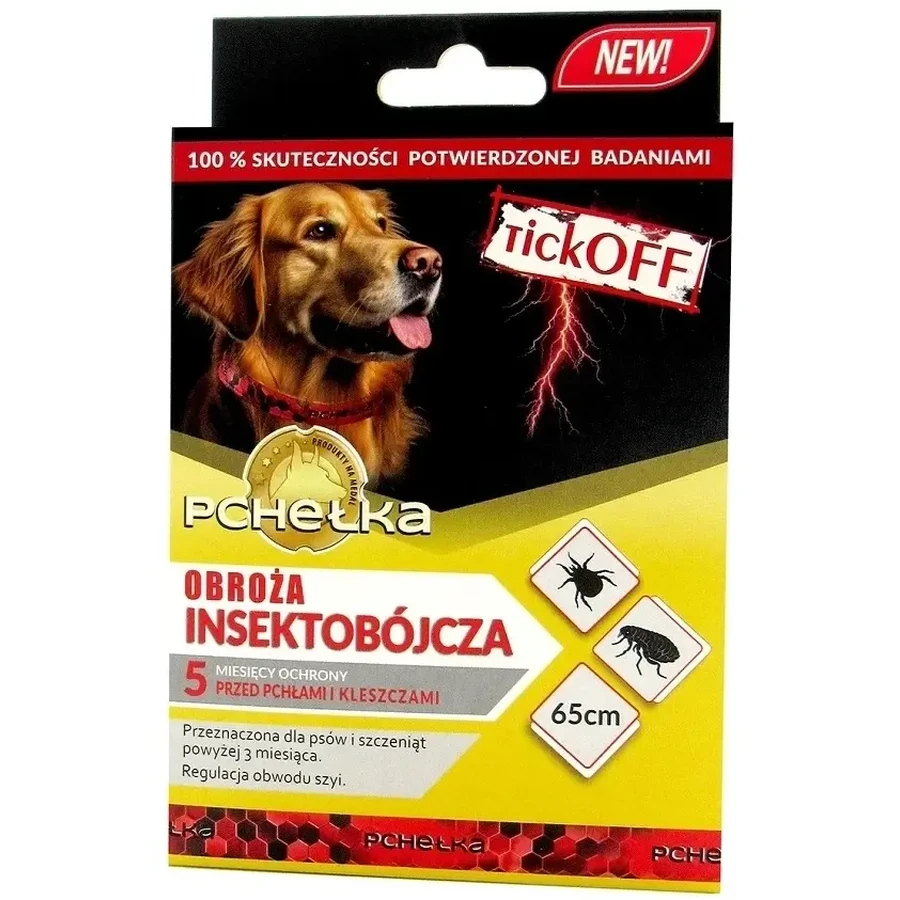 Tick Off Flea Insecticidal Collar for dog 65cm 1 piece.
