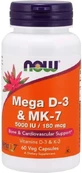 Now Foods Mega D3 I K2 MK7 7 60 gélules.