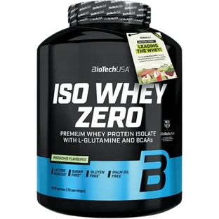 BioTech USA Iso Whey Zero Protein Pistazien-Geschmack 1816 g