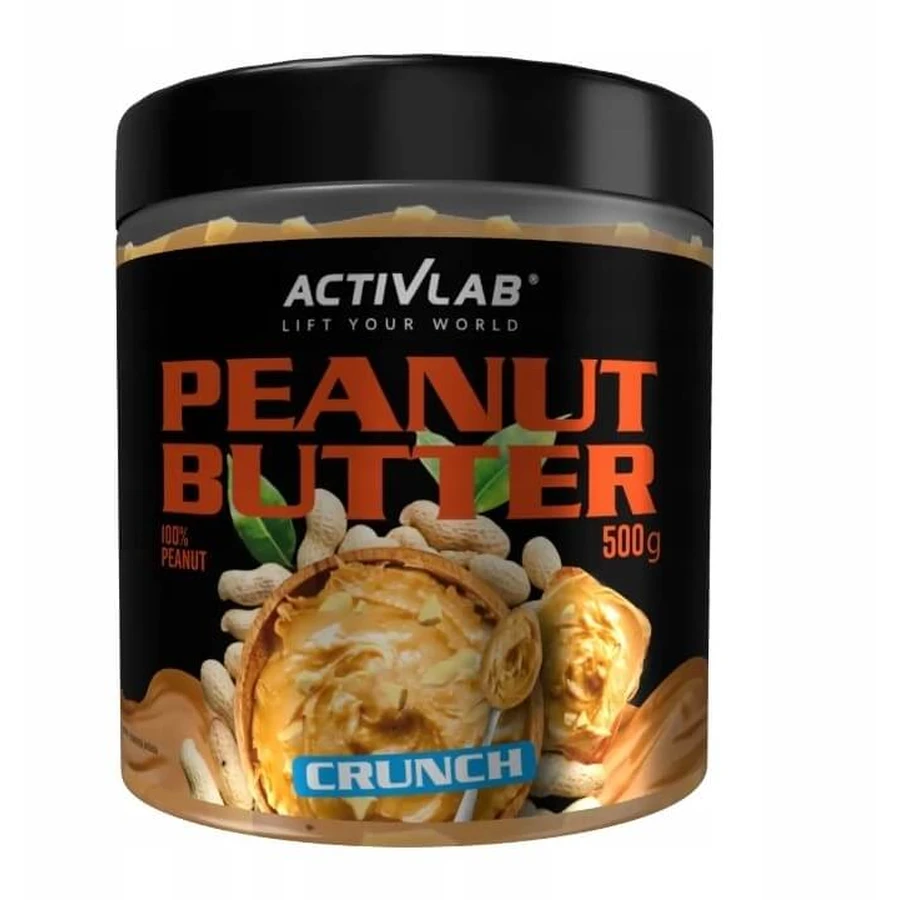 Activlab Pindakaas crunch Pindacrème 500 g