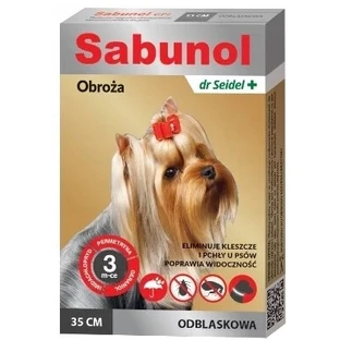 Sabunol GPI Reflektierendes Floh- und Zeckenhalsband ...