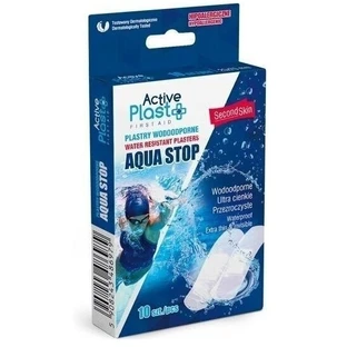 Active Plast Aqua Stop Wasserdichtes Pflaster 2 x 7 cm 10 Stück.
