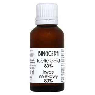 BINGOSPA Lactic acid 80% 30 ml