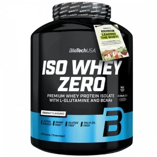 BioTech USA Iso Whey Zero protéine au goût de noix de coco 1816 g