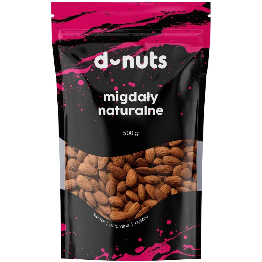 D-nuts Natürliche Mandeln 500 g