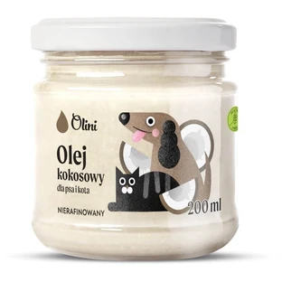 OLINI Huile de coco pour chien et chat 200 ml