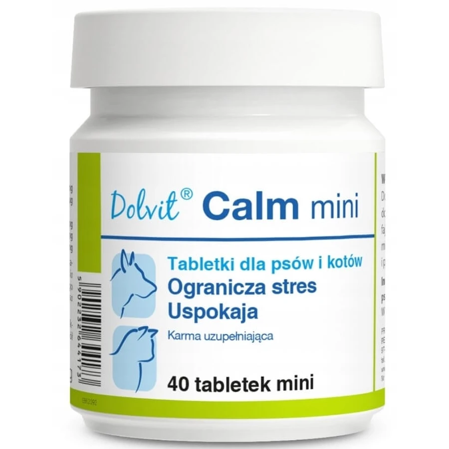 Dolvit Calm Reduces Stress in Dogs and Cats 40 mini tablets